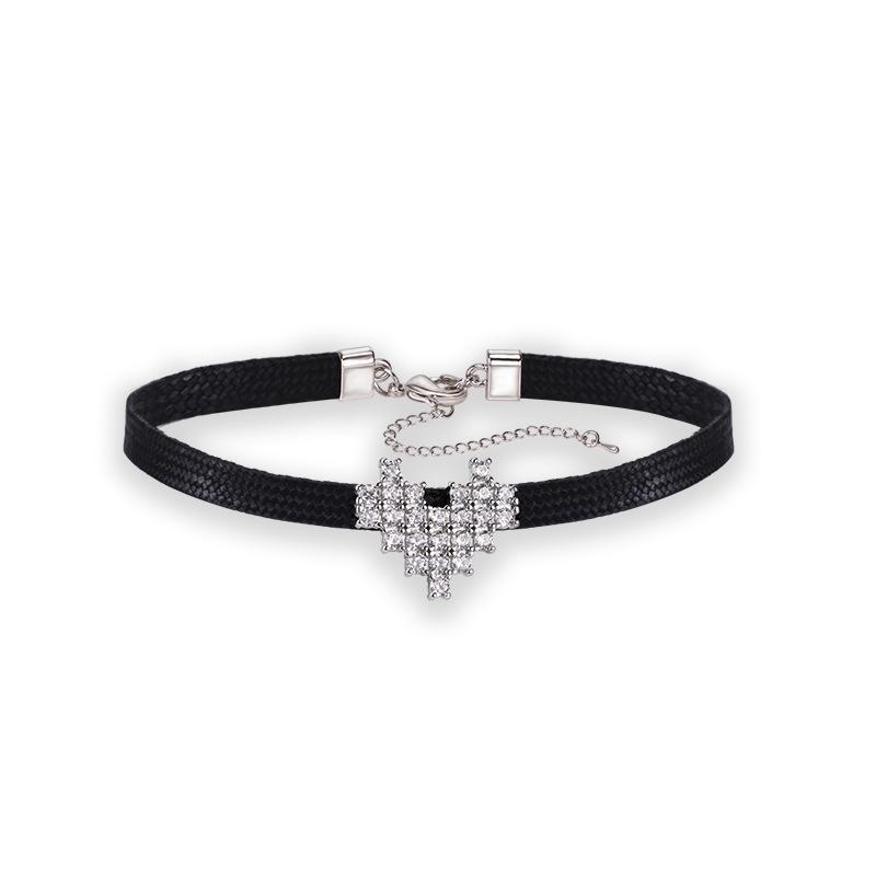 Choker Neckchain Collar Black Sexy Neckband Collar Chain Female Fashion Personality Street Fashion Jewelry