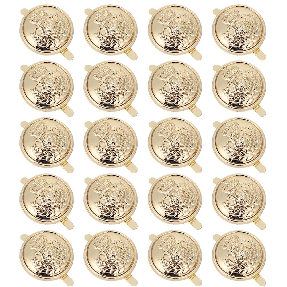 20Pcs Hardware Lock Buckle DieCasting Bag Luggage Handbag Accessories Golden Crown