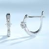 Wedding Jewelry Fashion Delicate Flower 925 Sterling Silver Clip Earrings For Women Girls Anniversary Gifts Fine Jewelry