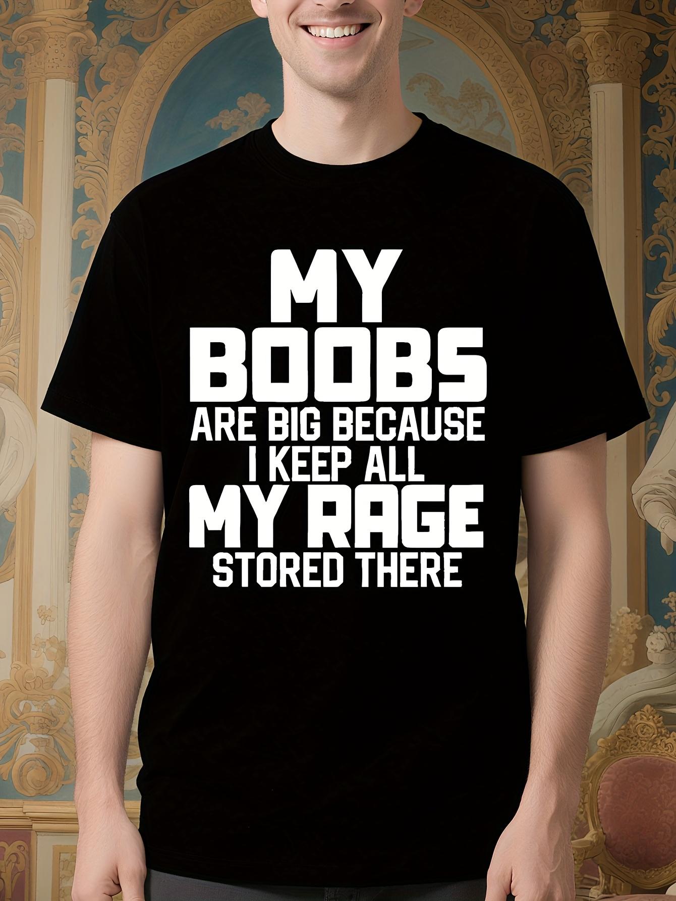 Fashion Letters MY RAGE Funny Slogan Tshirt - Sweat-Wicki... XL