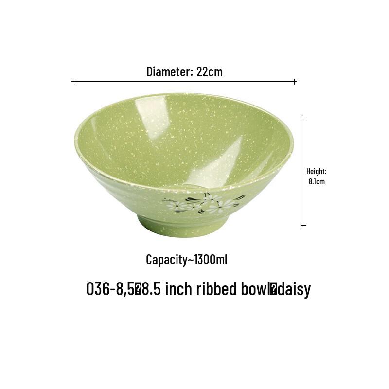 8.5-inch Melamine Noodle Bowl (2-Pack) 8.5 inches