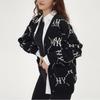 MLB Old Flower Sweater Unisex Black 3AKTM0214-50BKS