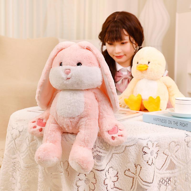 Wulula Versteckspiel Frosch Plüschtier, Niedliche Stofftierpuppen Kaninchen Panda Dinosaurier Shiba Inu Serie, Geburtstagsgeschenk für Kinder