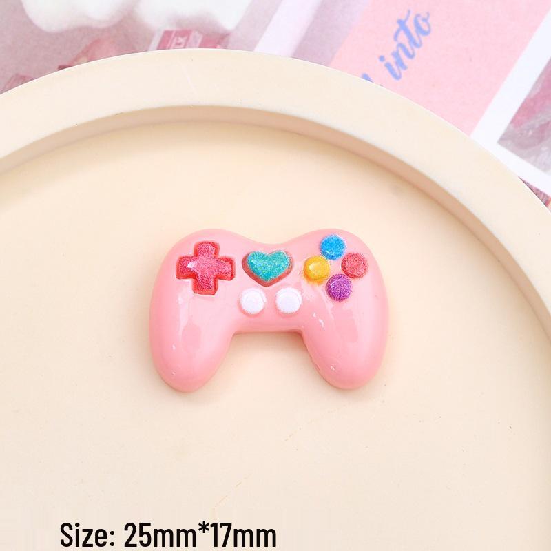 Multicolor Cartoon Game Controller Hair Clip Resin Accessories for DIY Jewelry & Crocs Charms