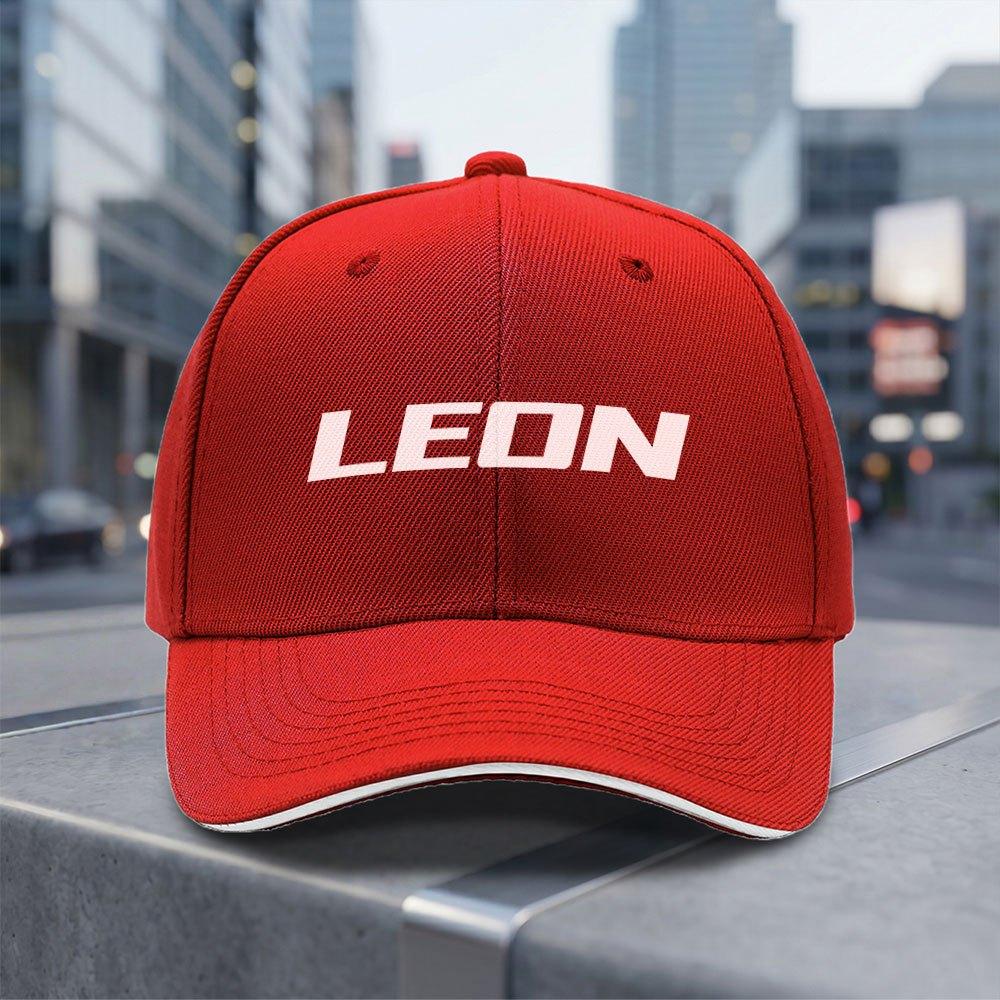 LEON Adjustable Baseball Cap Lightweight Breathable AllSeason Cap with Iconic LEON Logo Hand Washable