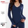 Womens Long Sleeve Yoga Shirt With Breathable Nylon Fabric For Fitness And Running