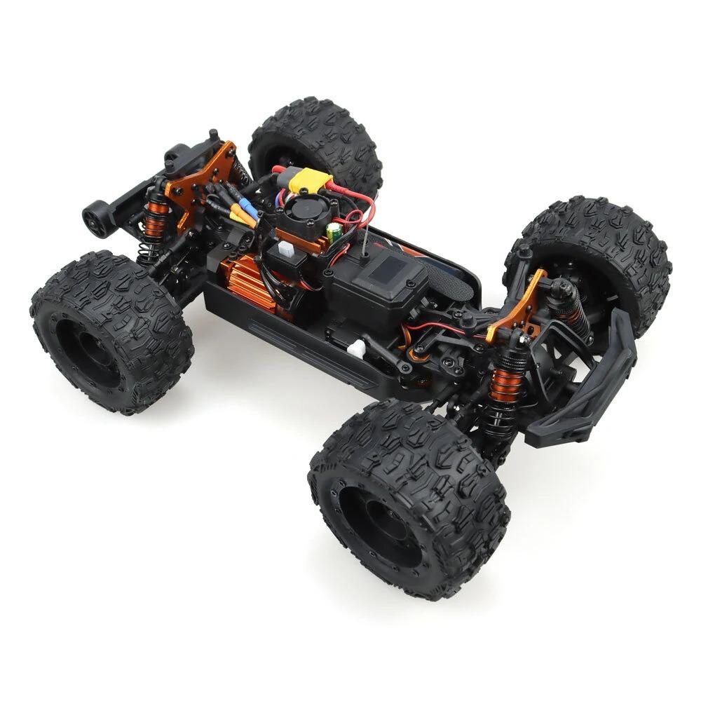 1:16 Scale Brushless RC Car 2.4G 4WD 80 KM/H High Speed Remote Control Car Off-Road RC Truck With LED Lights Gifts For Kids