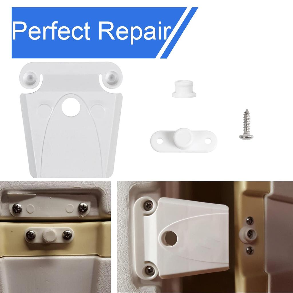 Igloo Cooler Latch Post and Screw Replacement Cooler Latch Plastic Latch Set Igloo Cooler Latch Replacement Kit LBB-Parts High-Strength (2-Pack)
