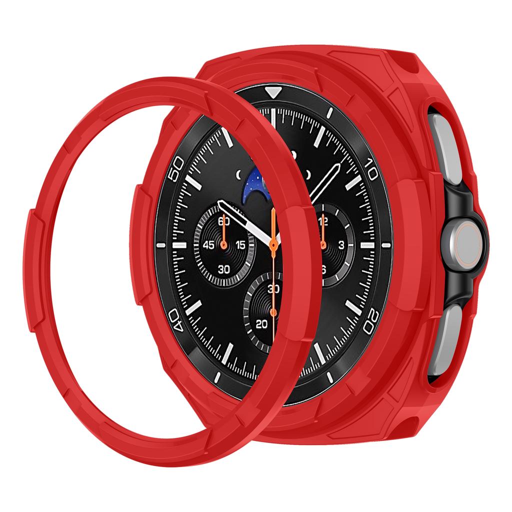 PC Case+Protective ring For Samsung galaxy watch 8 classic 46mm Accessories Hollow Bumper shell For galaxy watch 8 classic cover
