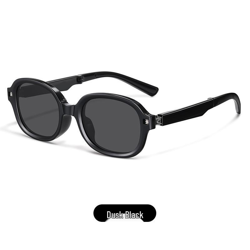 

Ретро складные поляризационные солнцезащитные очки 2024 года с защитой от синего света и интегрированной носовой упоркой Non-Polarized