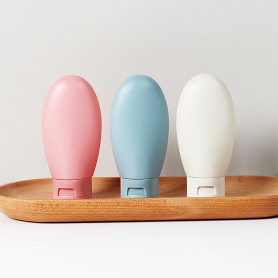 3Pcs/Set 60ML Travel Refillable Bottle Portable Leak Proof Reusable Lotion Shampoo Mouthwash