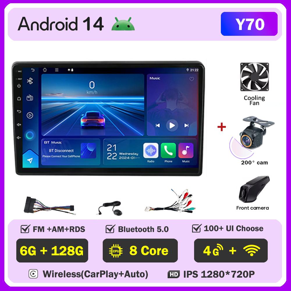 For Hyundai I40 2011-2019 Car Radio Player Car Carplay Screen Autoradio Mirror Link Car Intelligent Systems Touch Screen 8 Core