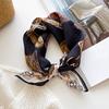 Summer Thin Silk Silk Cotton 53CM Small Square Scarf Women's Light and Breathable Decorative Scarf Fashionable Mulberry Silk Scarf