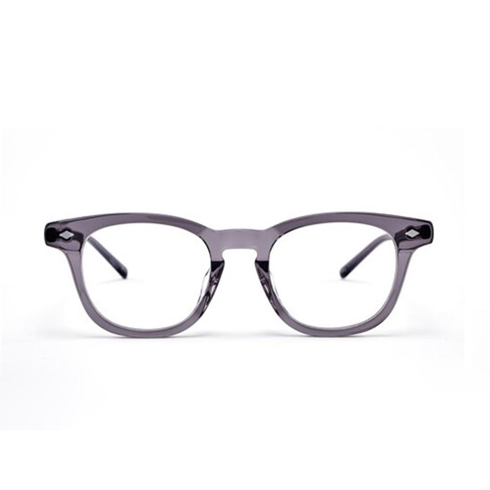 Leibeuntieolseu Ripley Acetate Arnel-Style Horn-Rimmed Glasses Gray Col.3