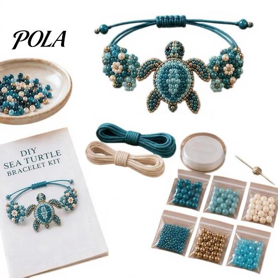 Personalisierte Schmuckzubehörteile DIY Armband-Herstellungsset, Set mit bunten Perlen und Tier-Anhängern, Handgemachtes Bastelset für Erwachsene
