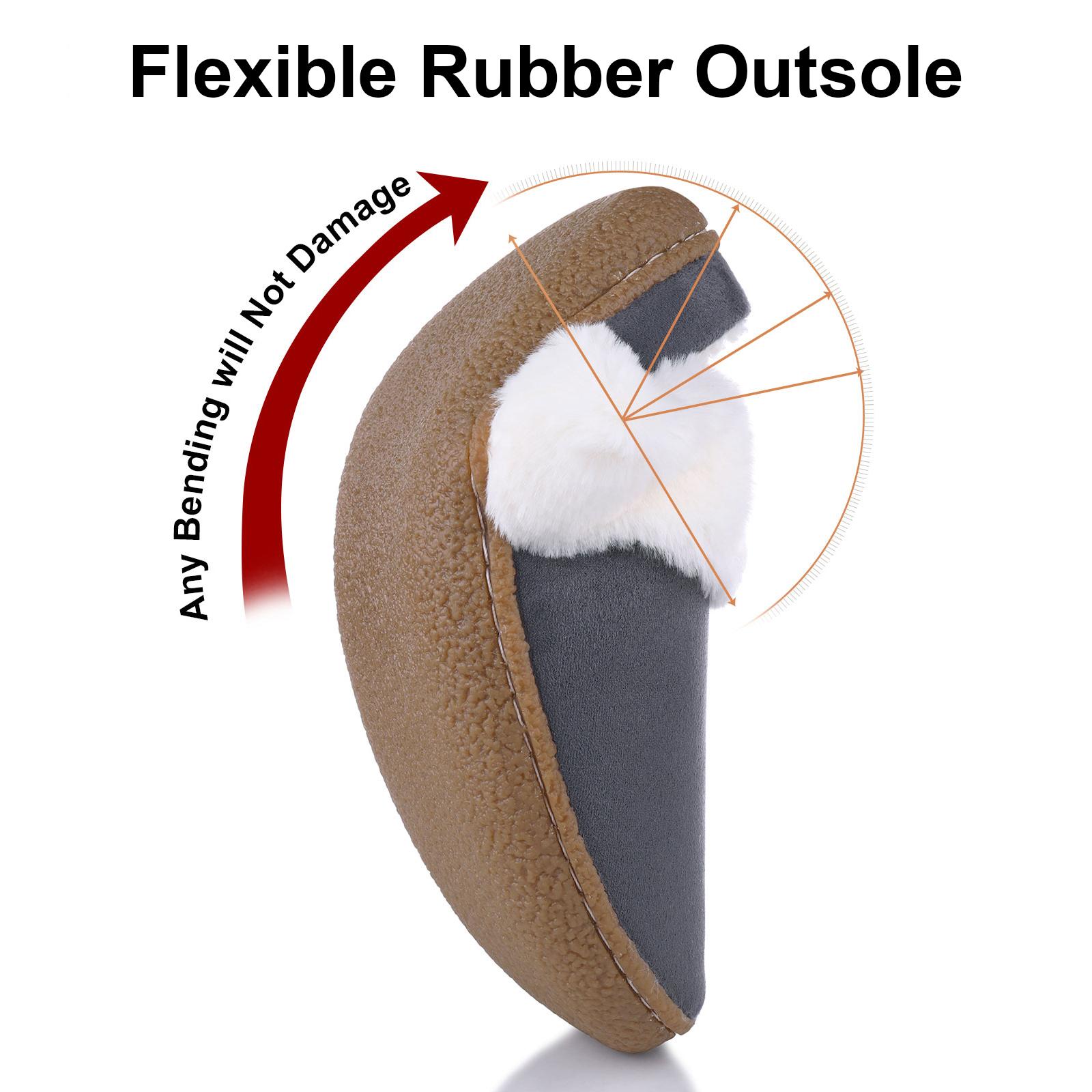 Теплые домашние тапочки с мехом для женщин — фото 7