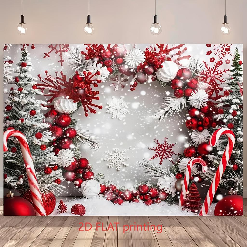Winter Christmas  Decoration Background Winter Backdrop Decorations For Photo Studio Photo Booth Christams Party