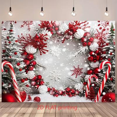 Winter Christmas  Decoration Background Winter Backdrop Decorations For Photo Studio Photo Booth Christams Party