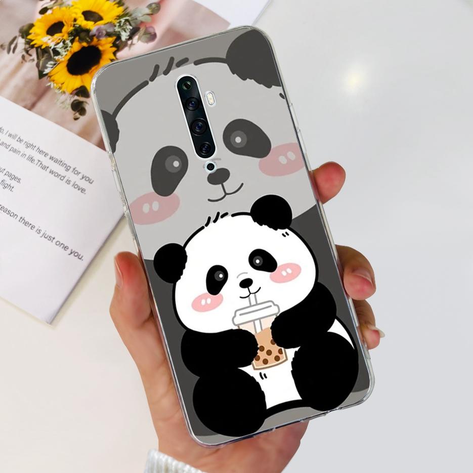 For Oppo Reno 2 2F 2Z Case Luxury Painted Cover Clear Silicone Phone Case For Oppo Reno2 F Reno 2Z Reno2 Reno2F Reno2Z Soft Bags