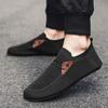 YRZL Casual Men's Shoes Summer Solid Color Mesh Breathable Flats Male Comfortable Lightweight Shoes Man Slip on Loafers for Men