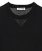 IL CORSO Sheer Round Neck Knit Black