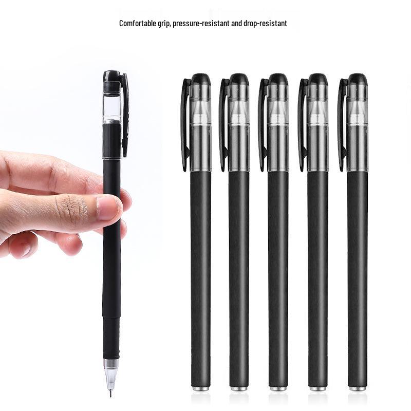 Exam Office Neutral Frosted Carbon Pen GP380, 0.5 Bullet Tip for Business Signatures & Student Use.