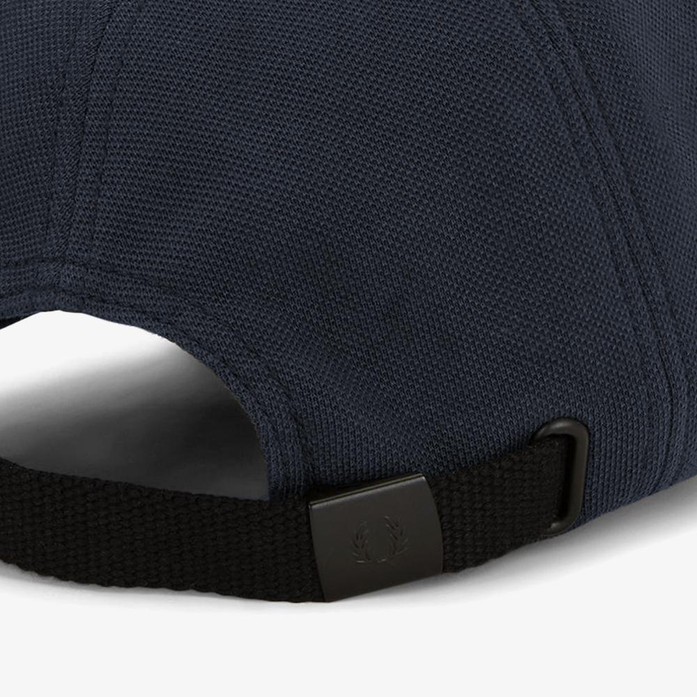 Fred Perry Pique Classic Cap - Black/Coat Green Cfpu2516726-Y43
