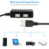 Crazepony 2-in-1 USB Balance Charging Cable with 1A XH-3P Connector Plug for 2S 7.4V LiPo RC Car Boat Rock Crawler FPV Drone Quadcopter