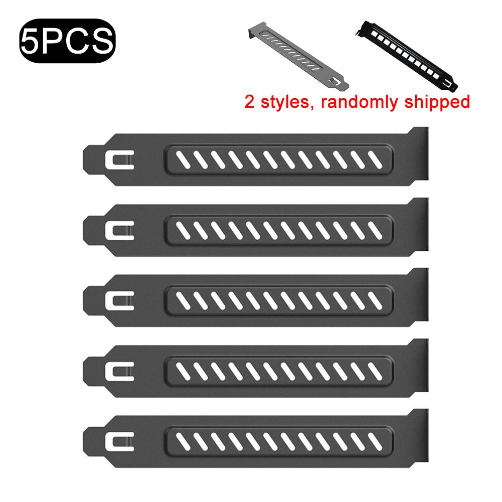 

5 шт. PCI заглушка для отвода тепла Компьютерный корпус ПК Пылезащитная заглушка слота расширения для видеокарты