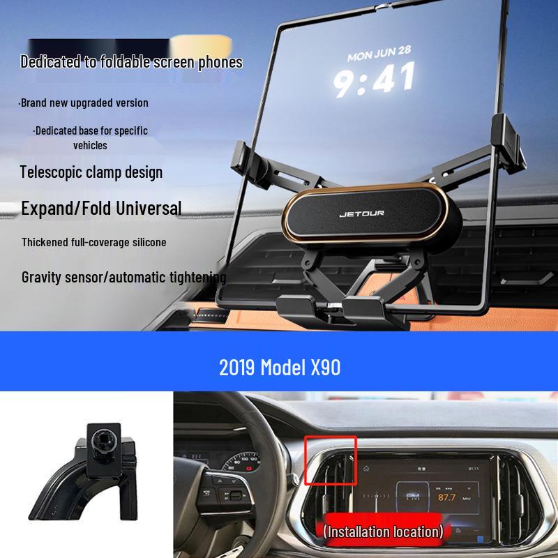 Foldable Phone Holder for Jetour X95/X90/X70/X70PRO/X90PLUS Air Vent