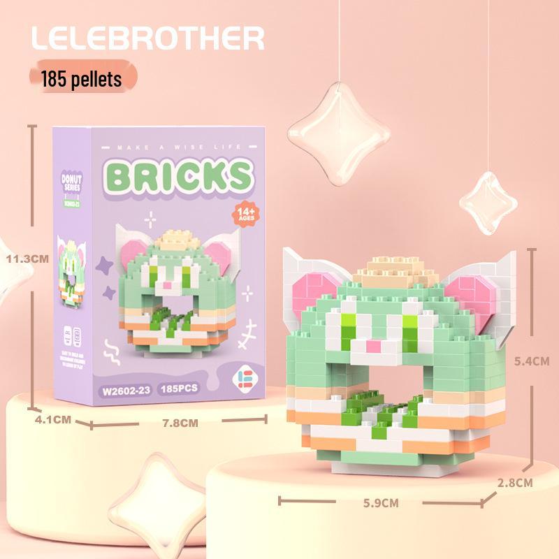 Compatible Lego Micro Building Block Cartoon Figurines - Children's Educational Desktop Toys