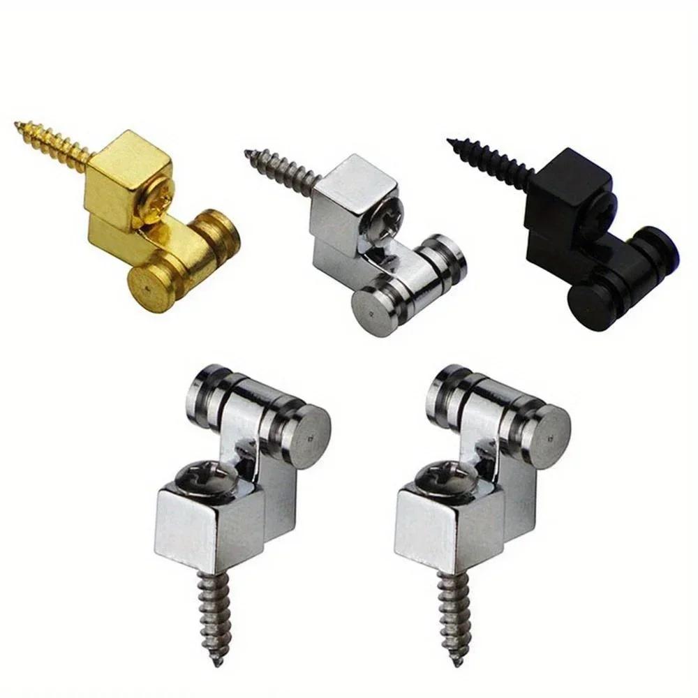 Electric Guitar String Lock, Ball-Style String Lock, Metal Handle Lock, Headstock Ball-Style String Lock, Includes Screws