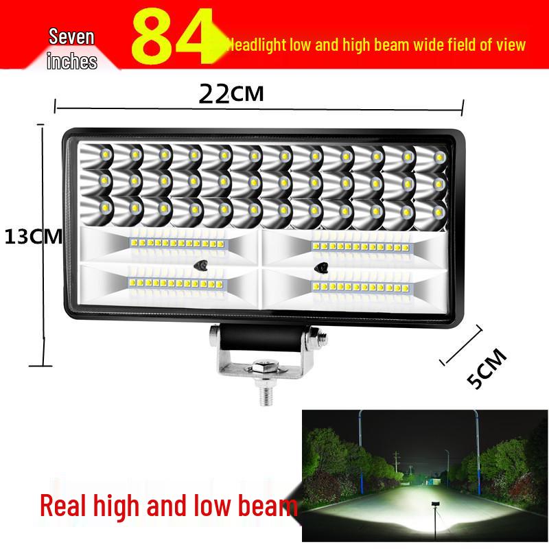 Super Bright LED Headlights for Electric Vehicles & Motorcycles, High/Low Beam, 12V