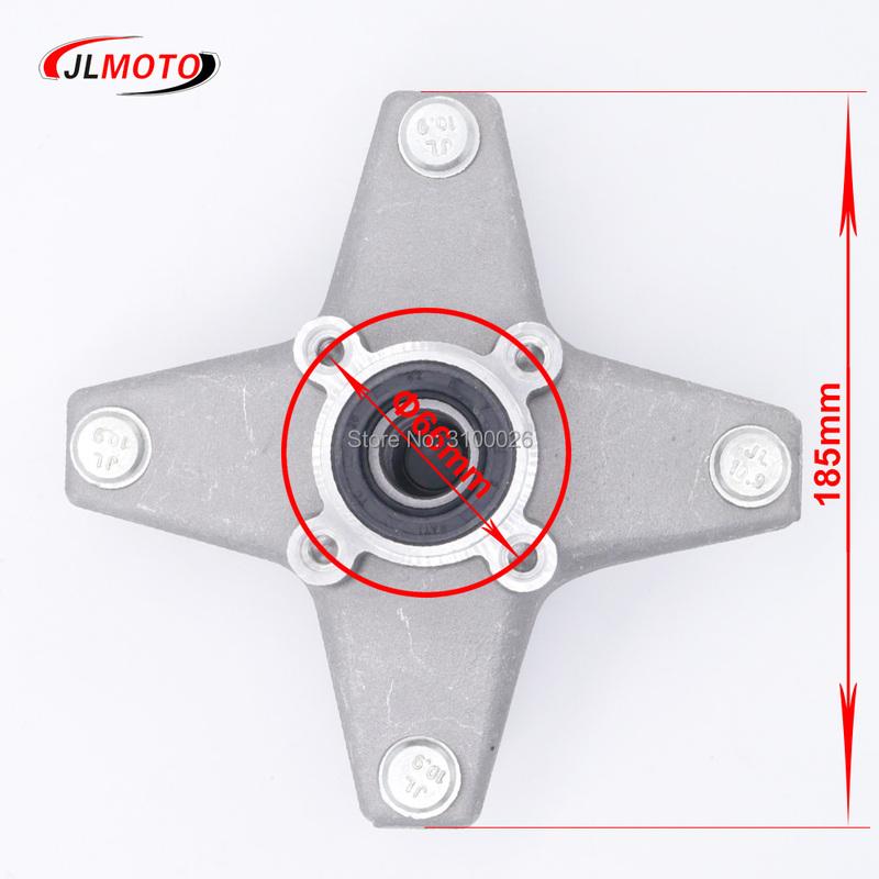 Mozzo Ruota Anteriore M10 156mmX4 Prigionieri Adatto Per Motoland YAMAHA RAPTOR ATV YFM 250 350 3GD-25111-20-00 Mikilon Rapide 250S Quad Bike