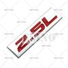 Car Styling 3D Metal Chrome Zinc Alloy Adhensive Emblem 2.0L 2.2L 2.3L 2.4L 2.5L 2.7L 2.8L Body Trunk Fender Badge Accessory