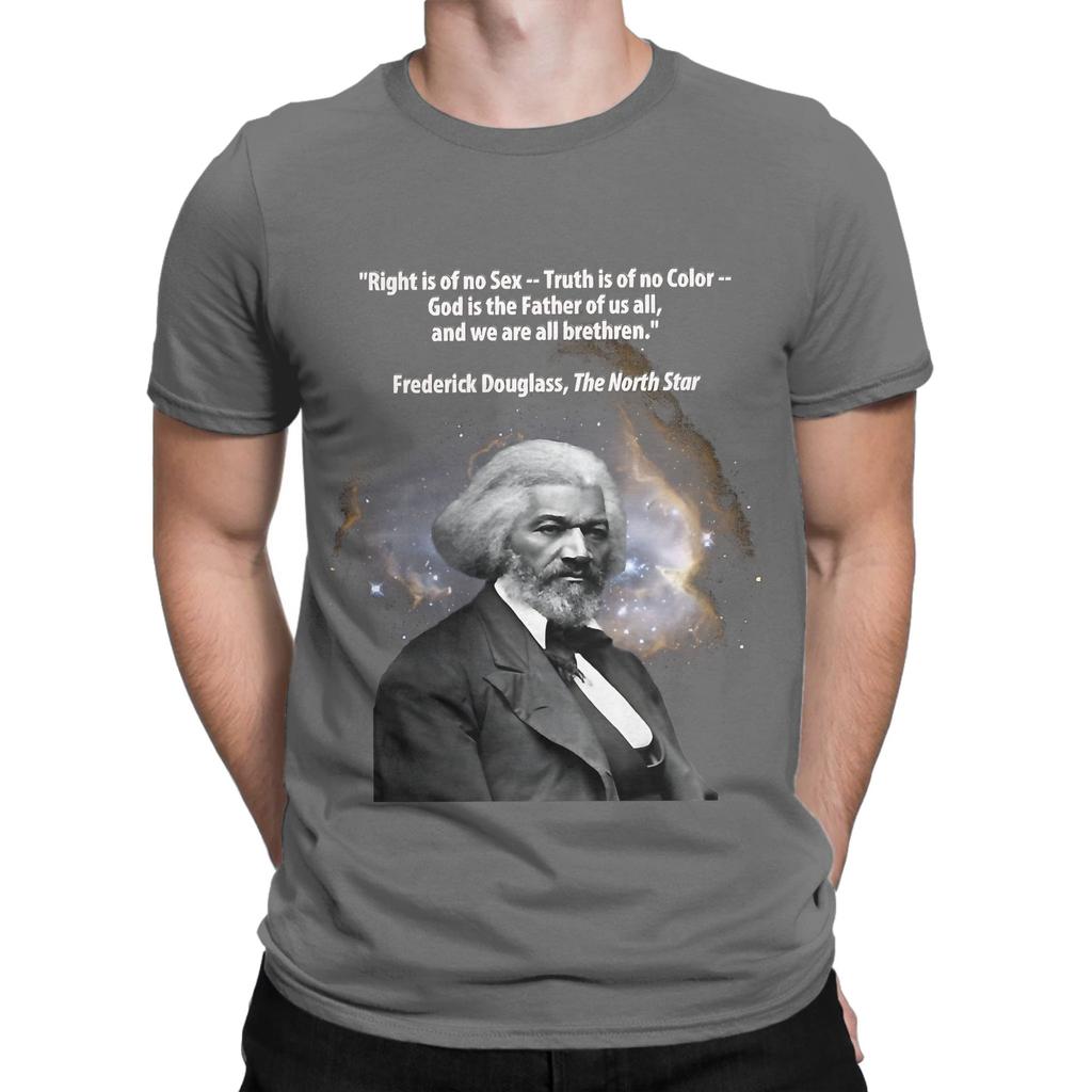 Frederick Douglass Art Poster Graphic 100 Cotton TShirt Frederick Douglass Tops Tees For Unisex