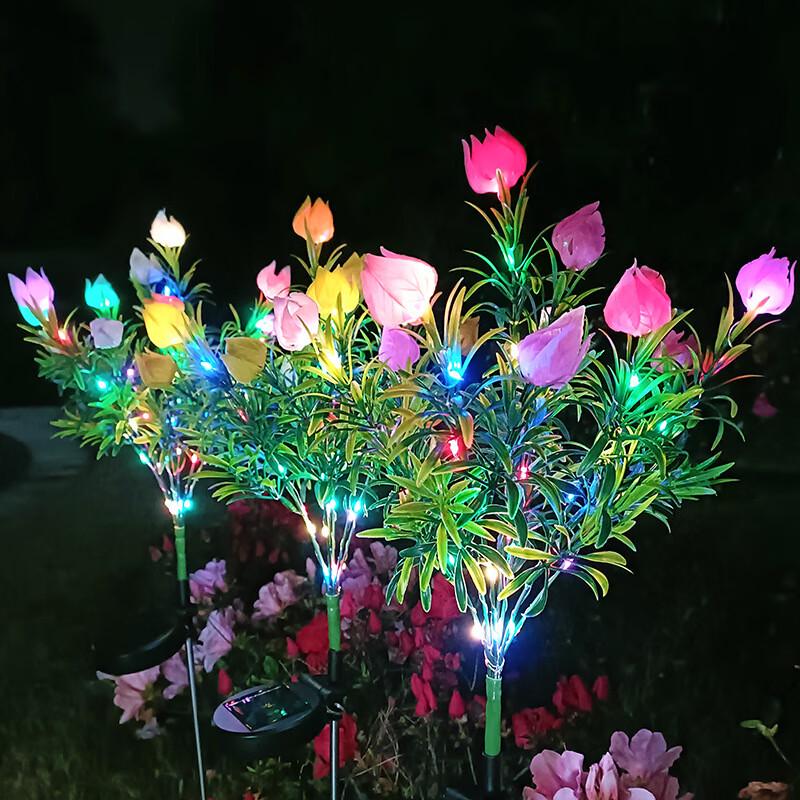 Solar Gardenia Flower Outdoor Decorative Lights