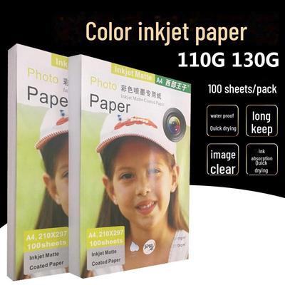 Matný a lesklý papír A3/A4 pro inkoustový tisk – jednostranný 110 g/130 g, oboustranný 120 g/140 g