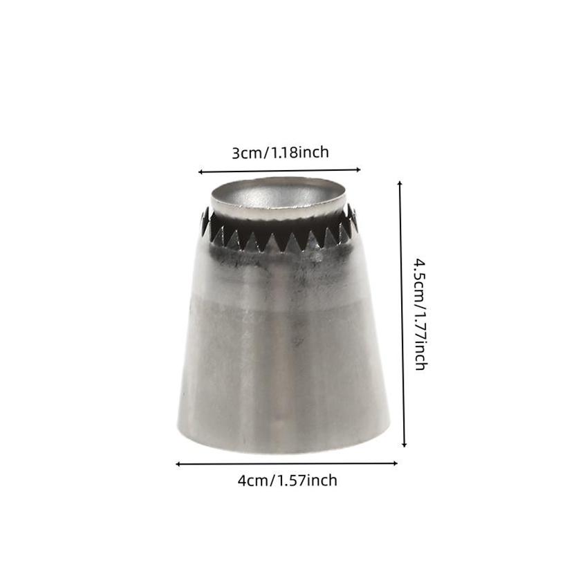 Reusable Stainless Steel Icing Piping Nozzles Pastry Tips Kitchen Cookies Cupcake Decorating Nozzle Cream Making Tools