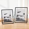 4 Inch Photo Frame Simple Style Transparent Acrylic Frames for DIY Handmade Pictures Christmas Gift Home Tabletop Decoration