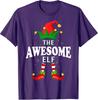 Festive Elf Family Matching Christmas Pajama T-Shirt for Holiday Cheer