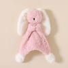 Pure Cotton Baby Comfort Toy: Rabbit Sleep Companion Crinkle Handkerchief