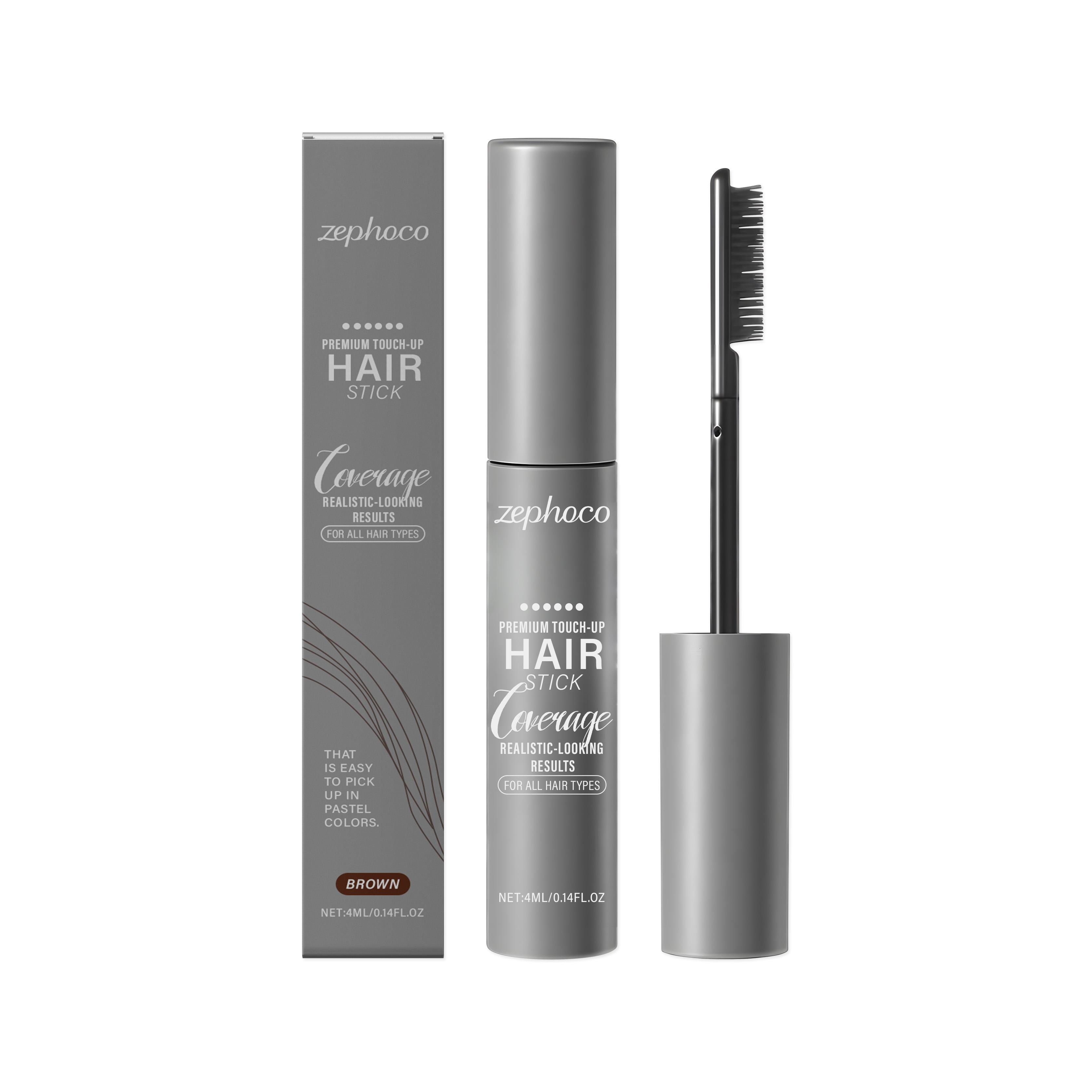 

Brown Hair Styling Paste Waterproof and sweatproof long lasting natural not sticky cover natural easy to color