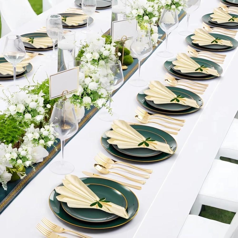 6PCS Modern Napkin Buckle Metal Insect Napkin Holder Handcrafted Table Decorations  Restaurant