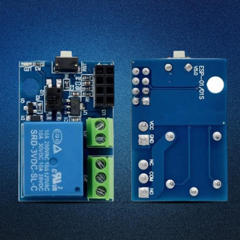 ESP01S Relaisplatine WiFi Relaismodul mit LUA Quellcode DIY Intelligenter Schalter für IoT Projekte Mobile Anwendung