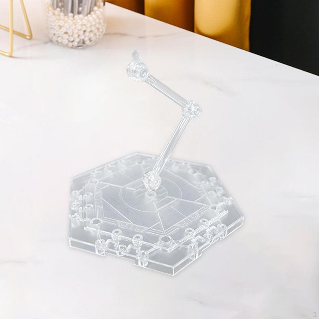 Action Figure Display Base Professional Lightweight Doll Stand Sturdy Portable Clear Stable