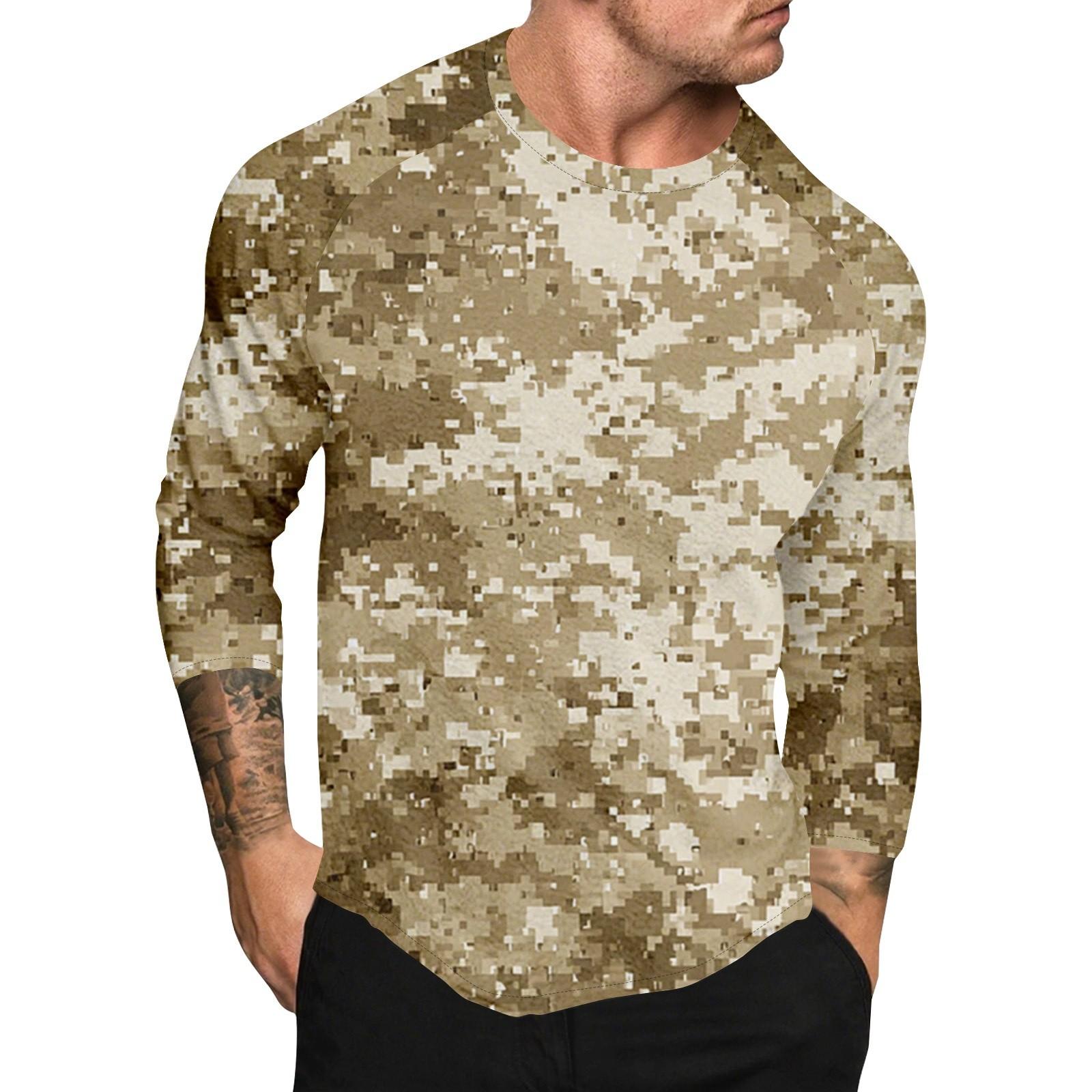 

Мужской топ с короткими рукавами реглан с принтом в стиле камуфляж S