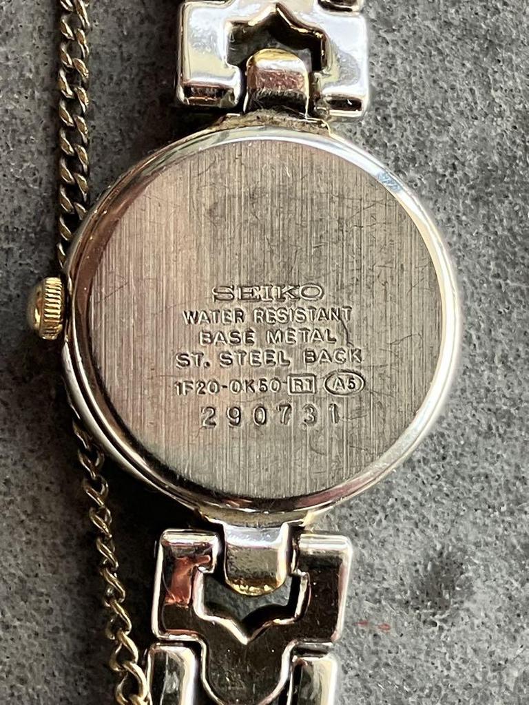 [USED] Tested and Working SEIKO Tissé Women's Watch with Heart Bracelet