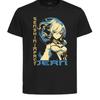 Schwarzes T-Shirt Schwarzer Jersey Japanischer Stil Genshin Impact Jean-