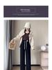 Women's 2025 Autumn/Winter Fleece-Lined Corduroy Wide-Leg Pants - Casual, Loose, Warm Straight-Leg Style